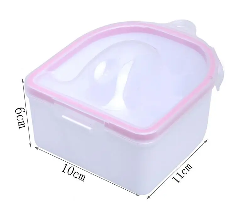 Manicure Hand Wash Soak Pro Nail Art Soaker Bowl DIY Tools Salon Spa Bath Nail Soaking Bowl