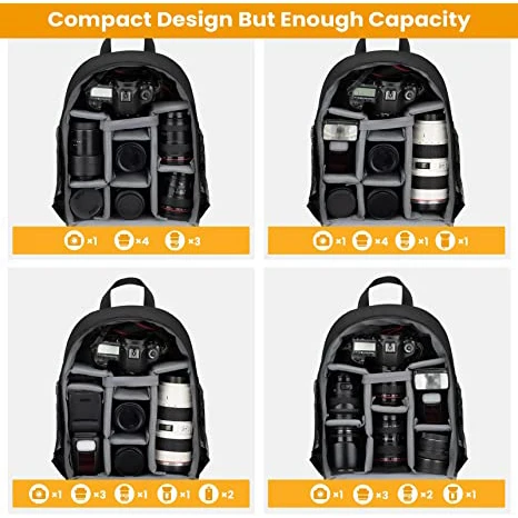 Zaino Macchina Fotografica TARION Zaino Fotocamera Professionale