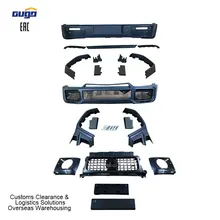 GUGO New Bodykit for Mercedes-Benz G W464 Upgrade to G65 BBS Model Front & Rear Bumper with Fender Exhaust Cut-Outs