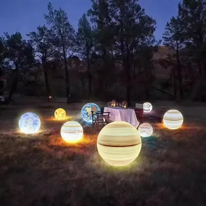 3D Colorful Planet Led Ball Lamp Rechargeable USB Powered Lamp