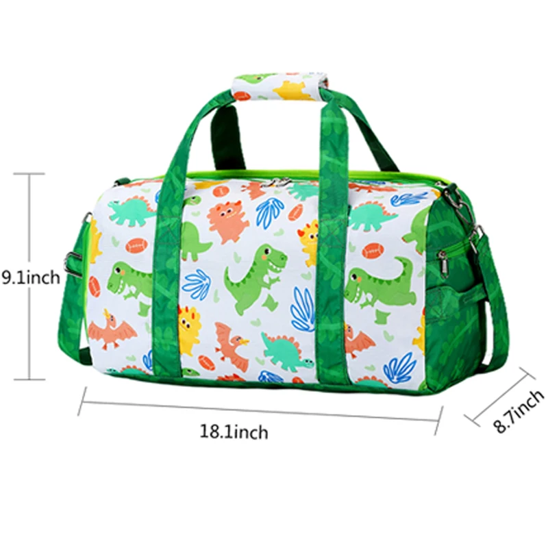 2022 Dinosaur Boy Girls Weekender Bags 