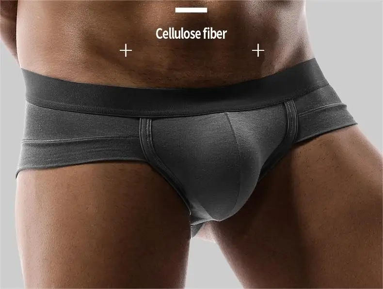 Men's Elastic Comfortable Recycled Brief Underwear - Eco-Friendly, Sustainable, Soft and Breathable Design for All-Day Comfort