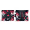 Square mallet putter cover-Black playing cards