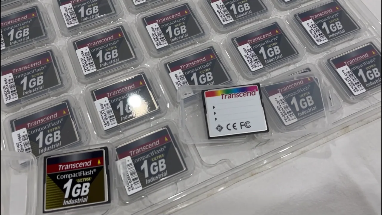 Transcend Ts4gcf100i 1gb 8gb High Speed Industrial Compactflash Memory