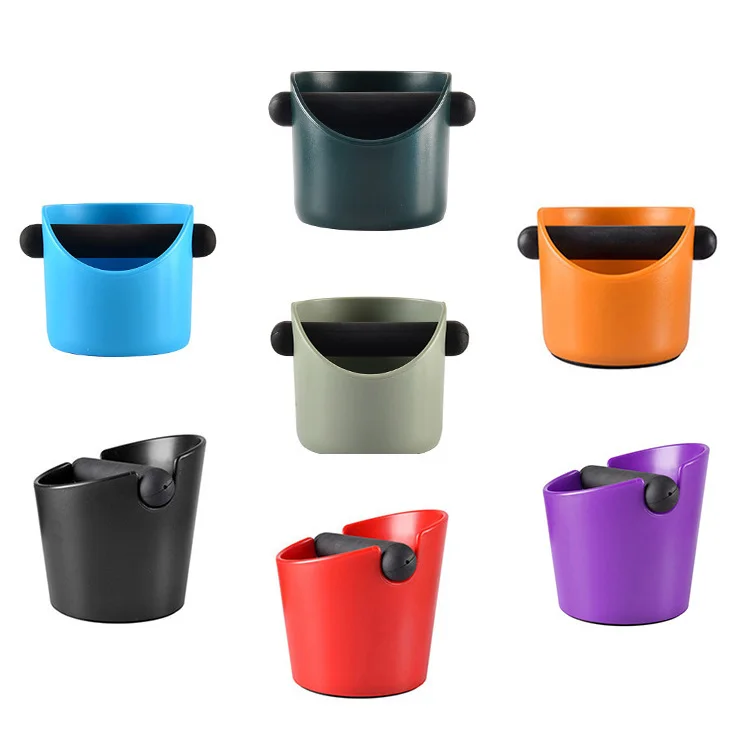 Ударопоглощающая круглая коробка для кофе мусорная корзина эспрессо 4 8 дюймов стука со съемной штангой и нескользящей основой