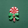 Green bow lollipop