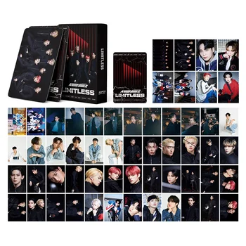 55Pcs/Set KPOP ATEEZ LIMITLESS Album HD Photocards Double Sides