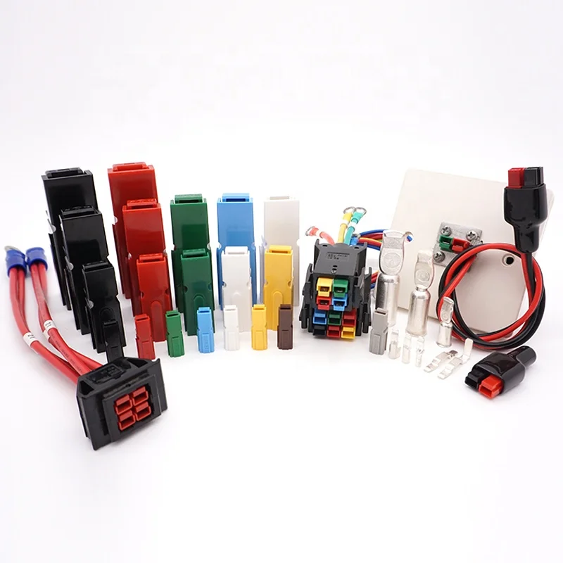 1P 15-45A Single Pole Anderson style Plug Terminal for Power Car Solar Battery Forklift Battery Plugs Connector