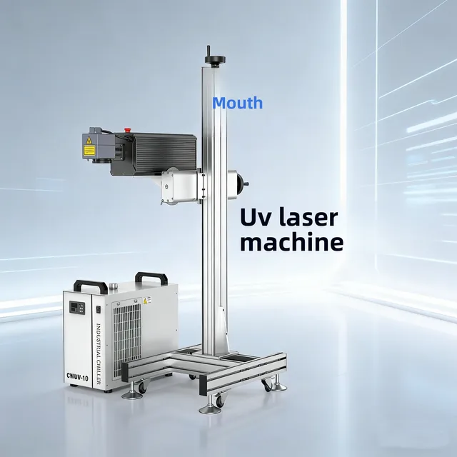 Laser Coding Machine Flying Conveyor-Line Fully Automatic Production-Date CO2 Fiber UV Marking Inkjet Printer China No Warranty