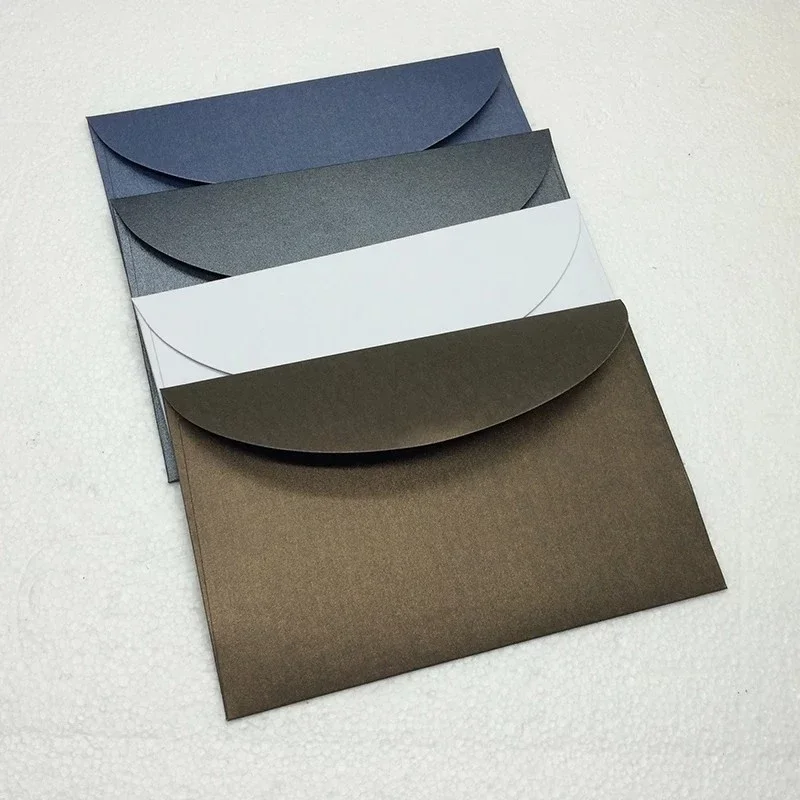Factory Machine Made High Quality Wedding Invitation Packaging Flat Envelope Custom Print Paper Envelope for Gift Card Packing