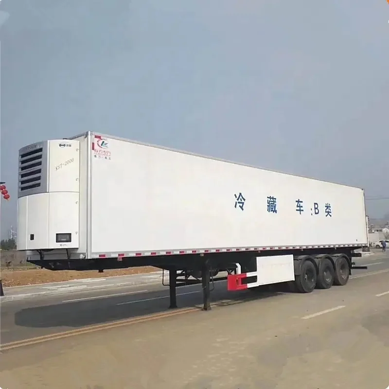 Minus 18 Degree Refrigerated 45ft Reefer Container Truck Van Box Semi Trailer