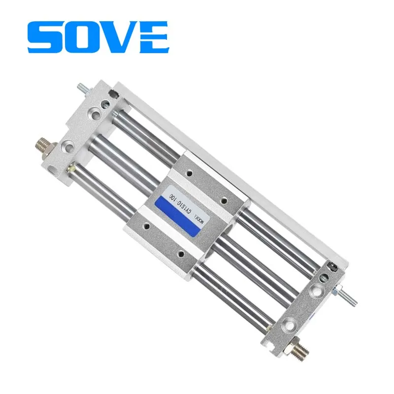 Three-axis pneumatic slide table RMT with rail magnetic coupling