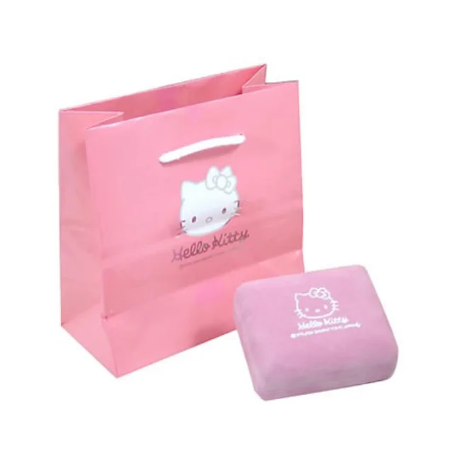 Горячая Распродажа, розовый кошелек с принтом Hello Kitty, Упаковочная сумка, бумажный пакет для детских игрушек с ручками