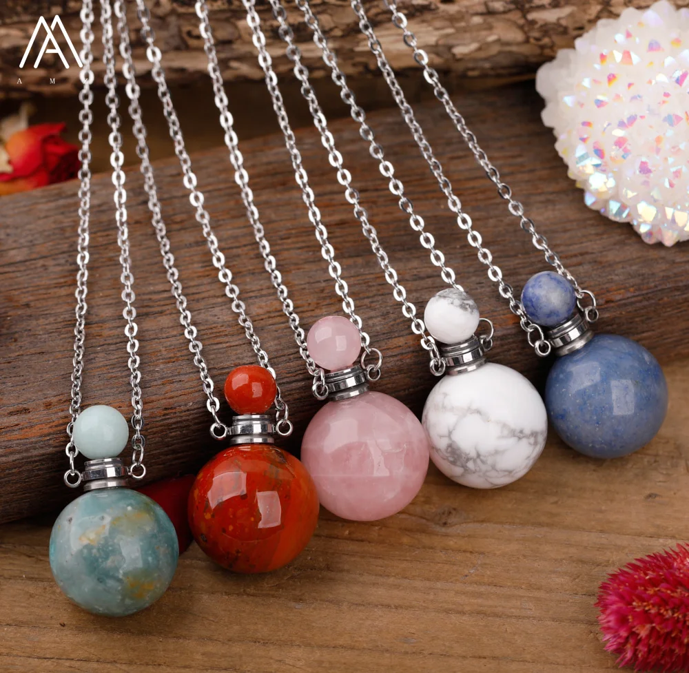 perfume ball necklace