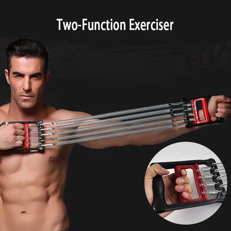 Spring Chest Expander 5 Springs Muscle Arm Strength Exerciser Pull Expander Buy Two Function 4514