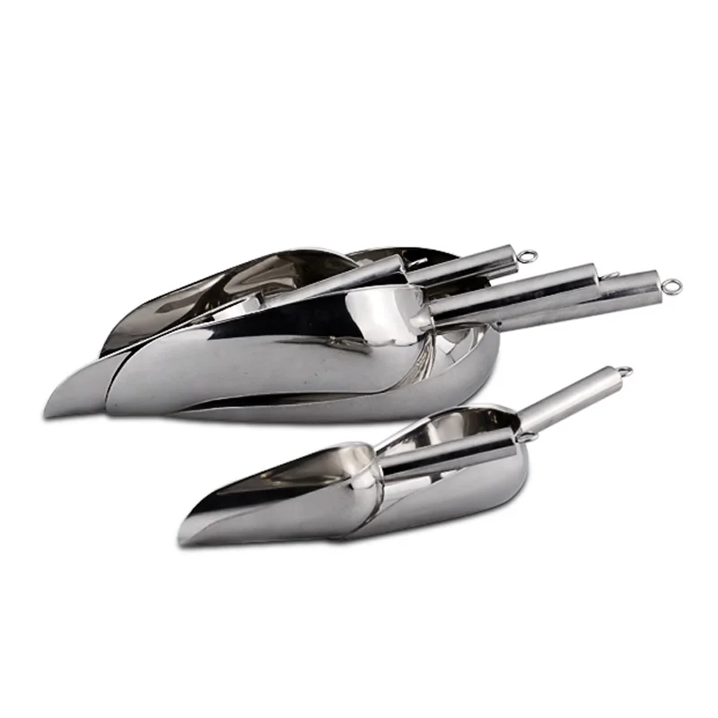 Аксессуары для бара, лопата для льда, ложка для риса из нержавеющей стали по низкой цене
