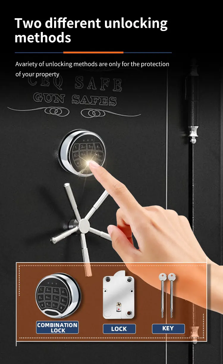 CEQSAFE American High Security Box Office Home Cheap Fireproof Safe Cabinet supplier