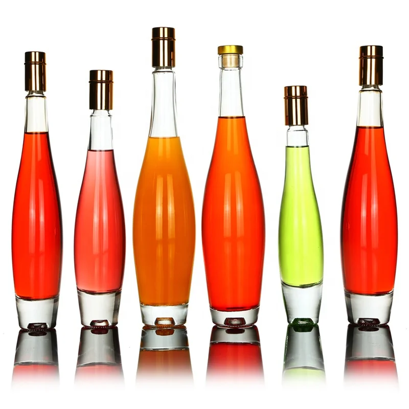 6 botellas de vidrio vacías 500 ml APO SPI botellas de zumo de farmacia de 0,5 litro botellas de botellas de aceite de botellas de botellas de licor de vinagre de licor de fábrica de seda 