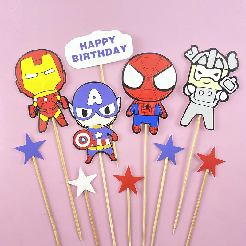 Cake Topper Cartoon Character Prints For Children Kids Cake Topper