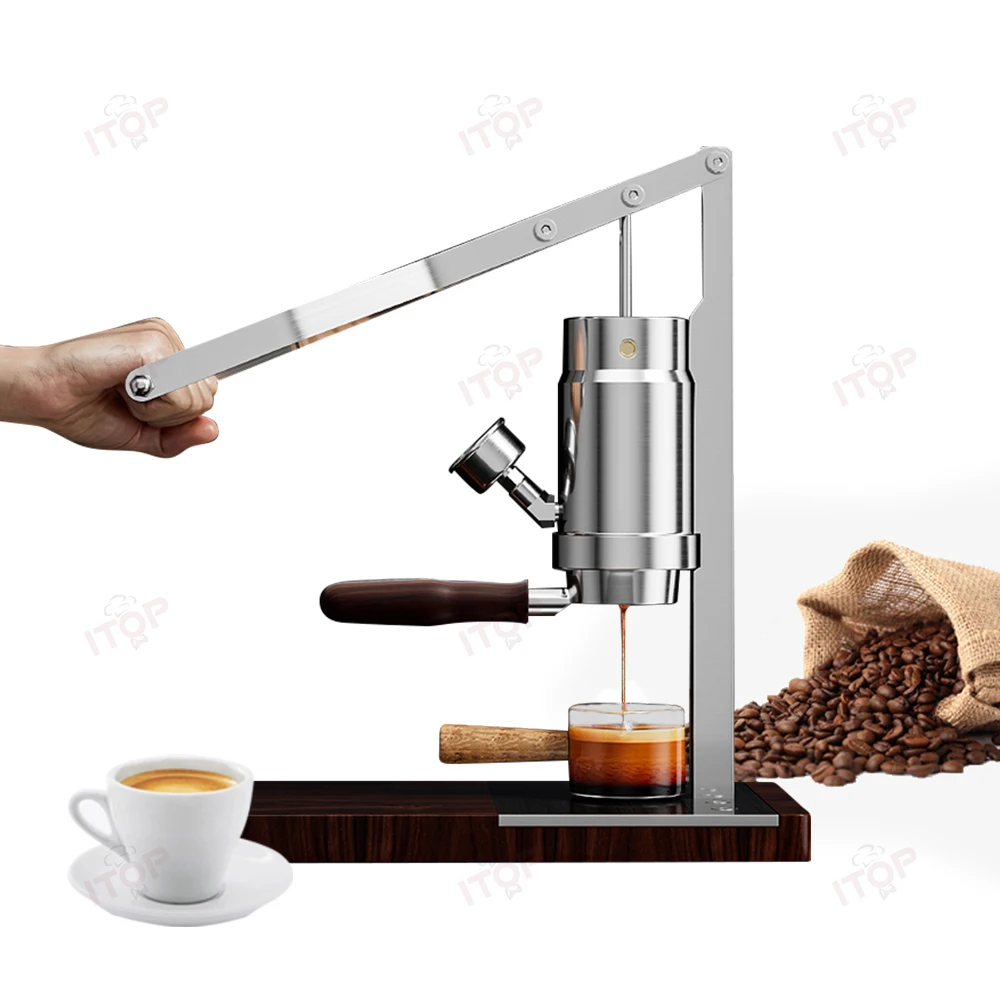 High Cost Performance Hand Press Lever Espresso Coffee Machine/italian  Heating Pull Bar Coffee Maker