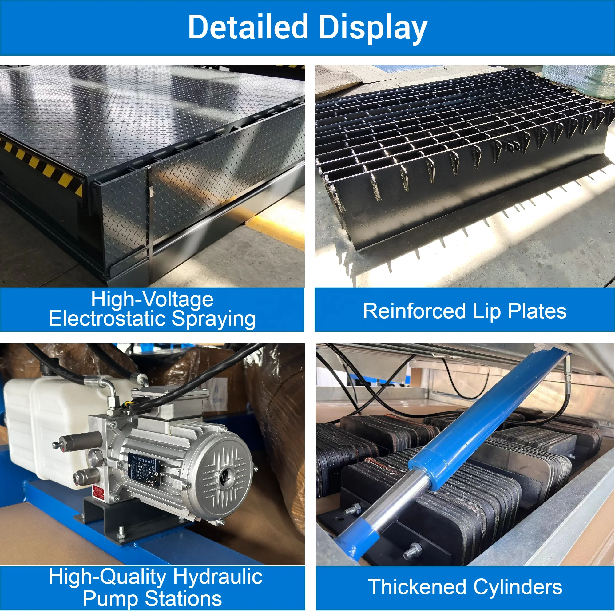 40ft Heavy-Duty Container Loading Ramp for Rear Load New Forklift Truck Loading Unloading System Dock Equipment for Retail