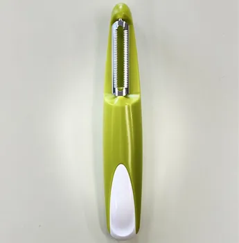 Amazon Kitchen Utensil Vegetable peeler two blade ABS New Top Seller 5 in 1 Silver Metal OEM Tools Steel Stainless