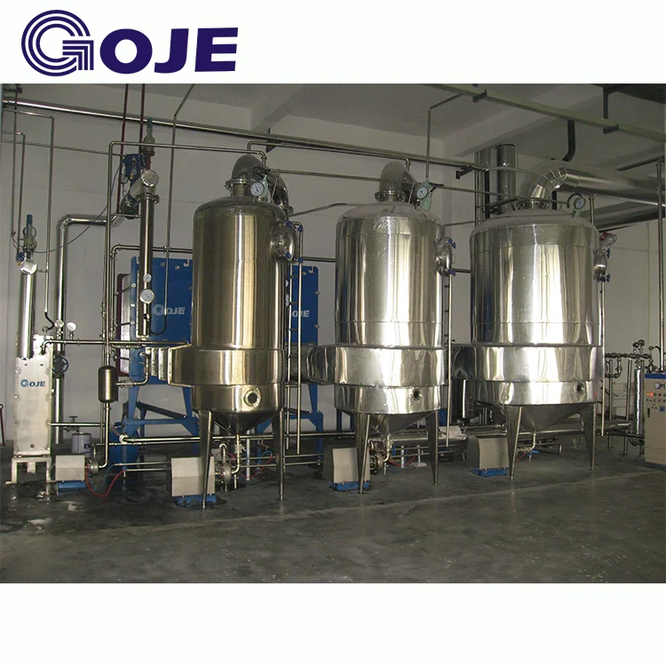 Concentrated sea water distillation evaporator system