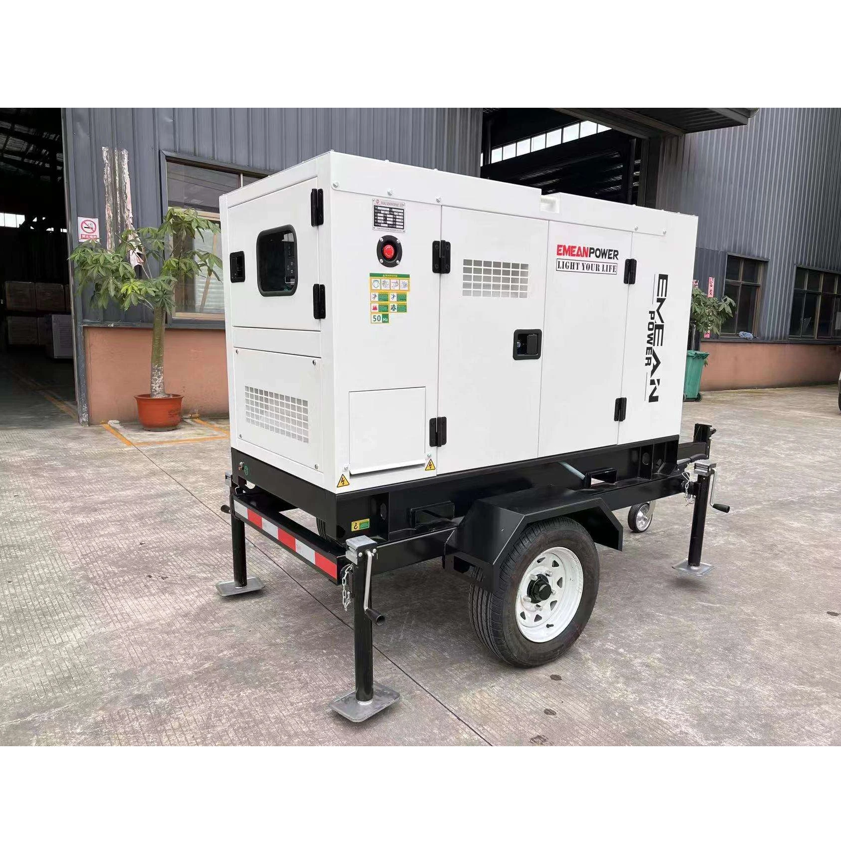 Potable diesel Generator Set 10kva Mobile Generator Construction Portable Electric diesel Generator Three Phase Welding 10kw