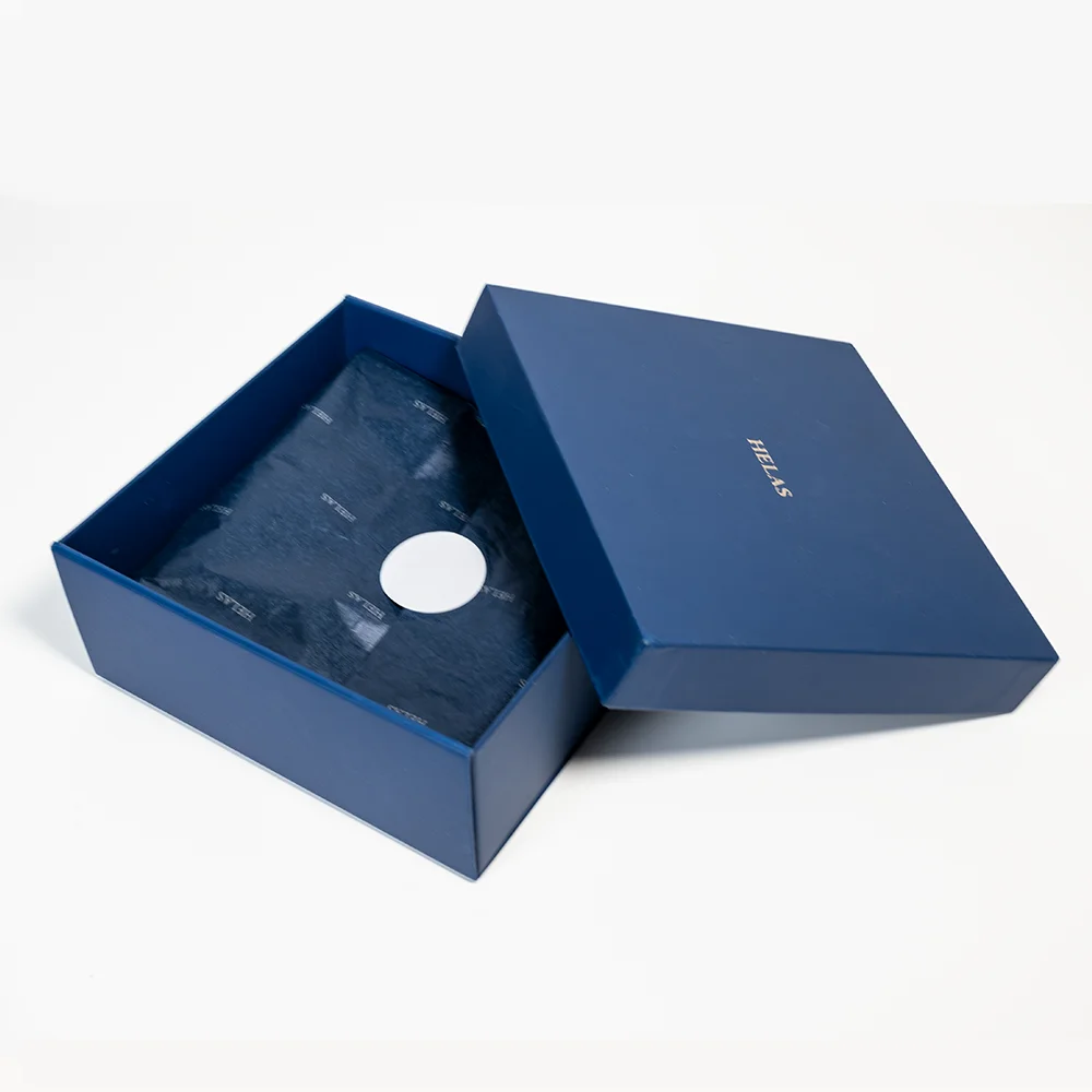 Boscaí Bronntanais Scárf, Dóite, Mala airgid le Clúdach Barr agus Bunn ar Bhordán Papair Matte UV Ríomhphríomhúil Ardaighthe le Córas Pearsanta