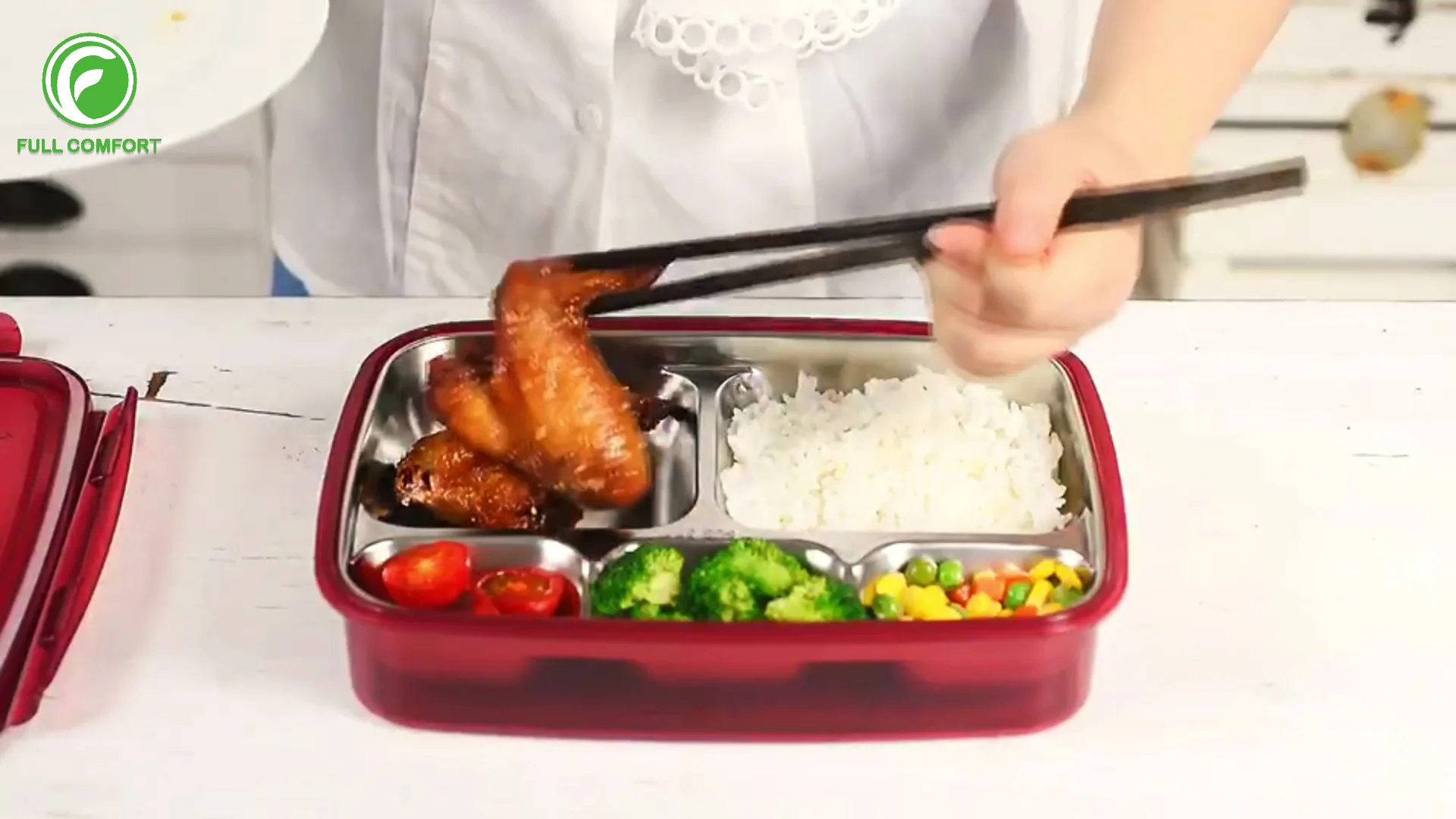 304 Stainless Steel Kids School Bento Lunch Box 5 Compartments - Buy