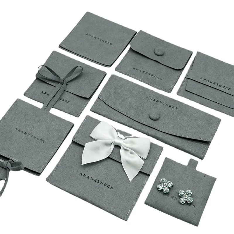 Lot De 10 Pochettes À Bijoux En Velours Pour Emballage (70 X 90 Mm