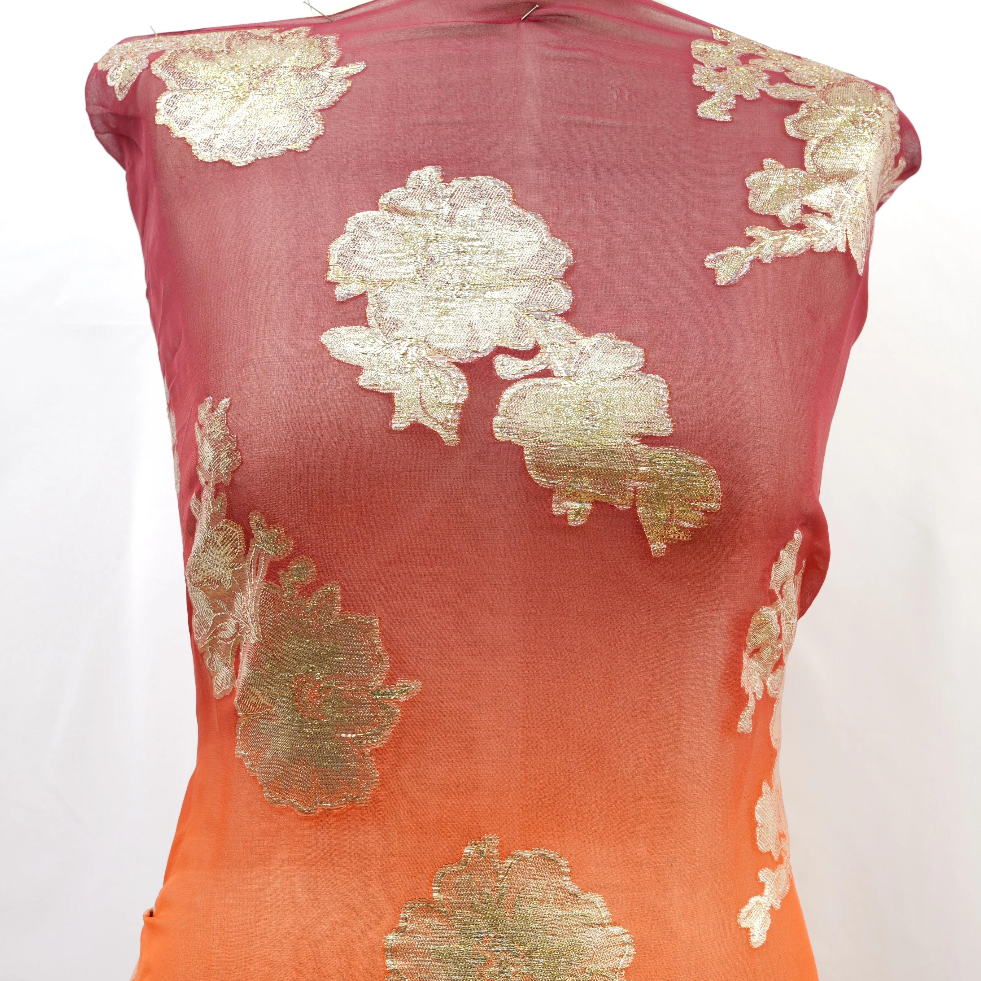Golden Mist 127 Silk Jacquard