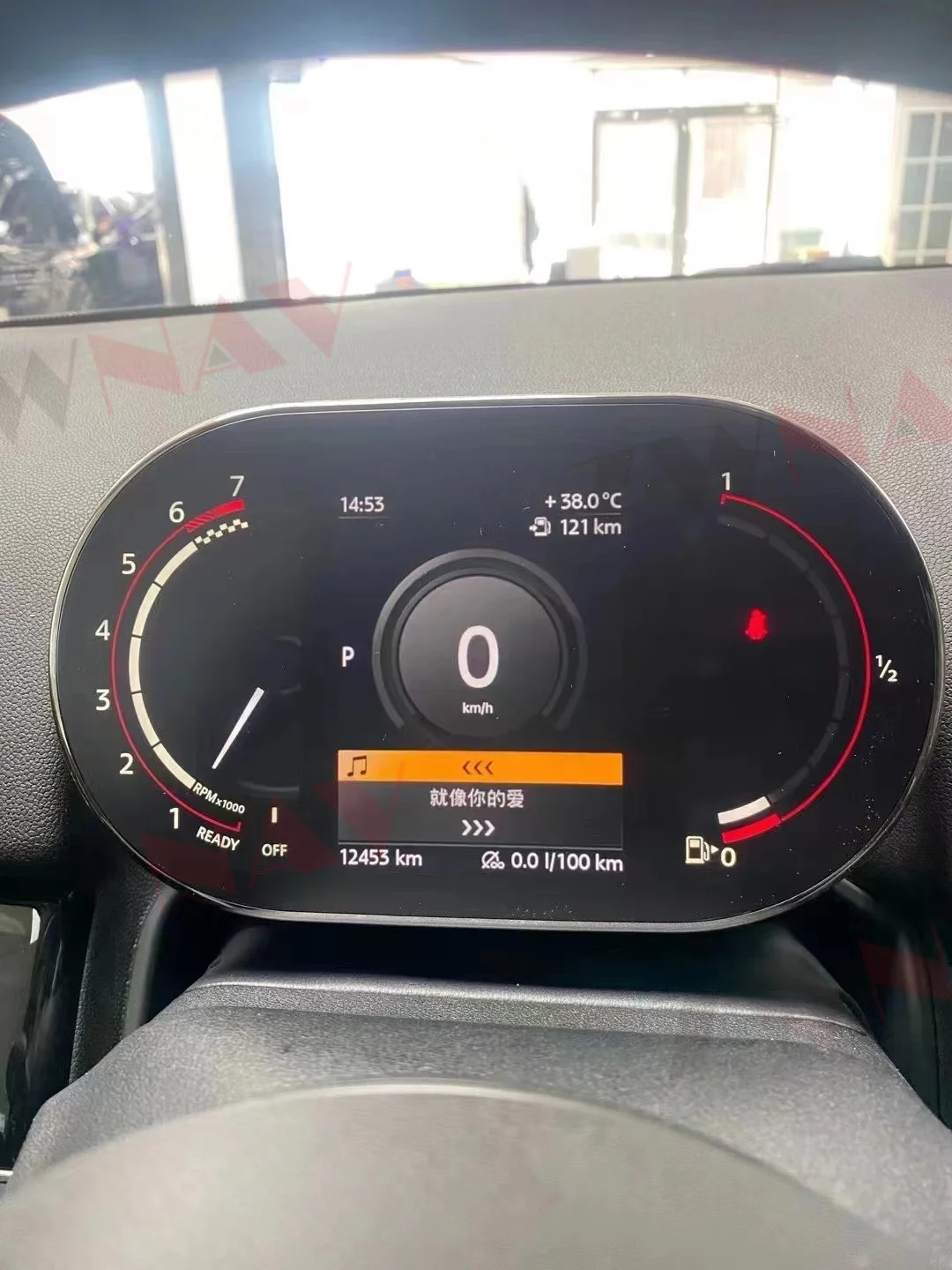 2023 New ZWNAV Digital Cluster Cockpit LCD Android Car Instrument Dashboard Display for BMW MINI GPS Navigation Carplay
