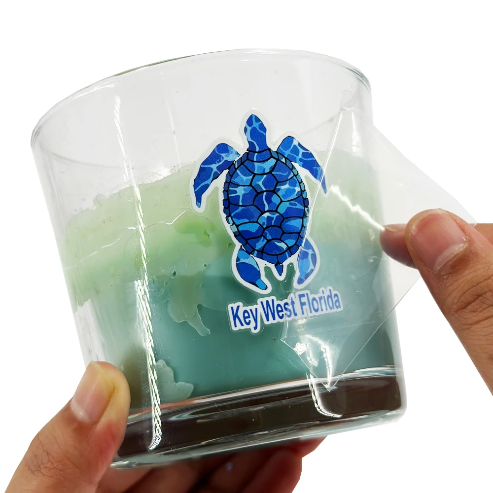 Promotional Waterproof Outdoor Printing Custom Milk Tea Cold Drink Cup Transfer Paper Die Cut Vinyl Stickers Sheet