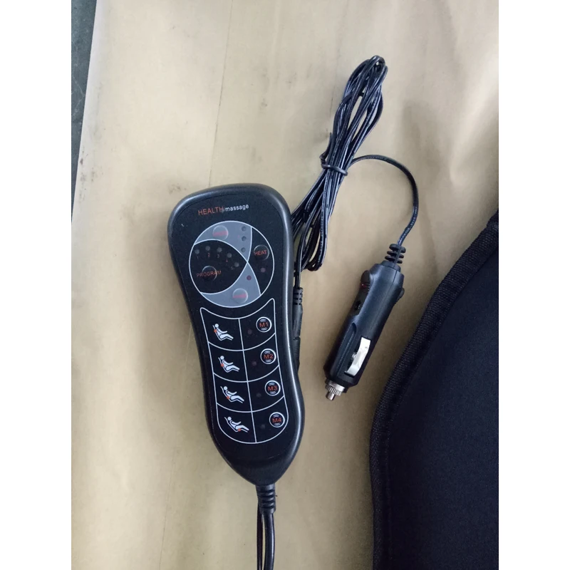 12 v   Motor Vibration With Heat Car Massage Seat Cushion Heated  Seat Cover