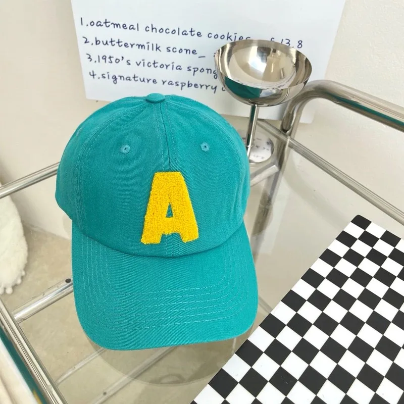 2024 Fancy Alphabet Baseball Cap High Quality Beach Sports Caps White ...