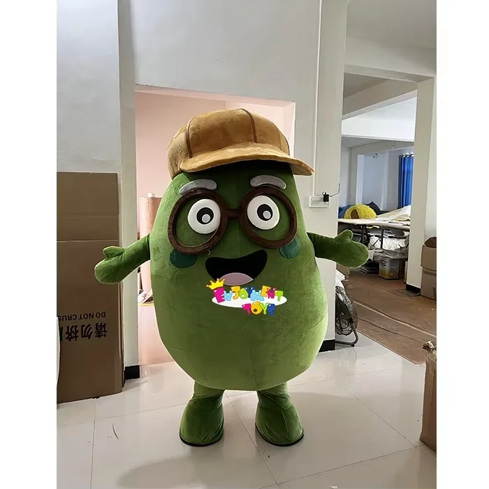 Custom Made Mascot Costume - Inflatable Peas For Parties