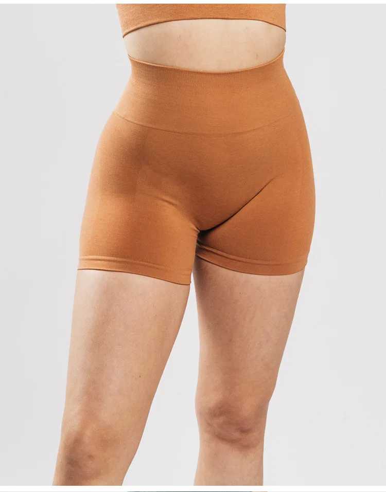 Hot Sales Yoga Shorts High Waisted Butt Lift Shorts Seamless Yoga