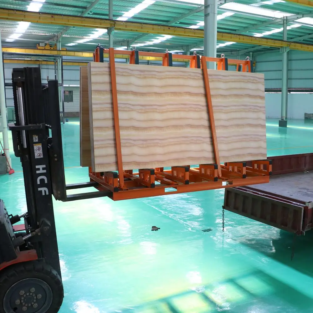A Frame Trolley for Granite Marble Stone Slabs and Glass