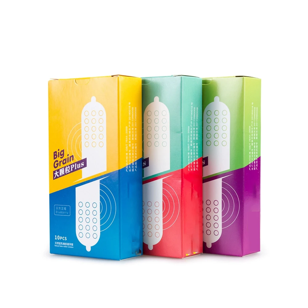 Customized Logo Card Paper Boxes for Personal Care Packaging Size Condom Size