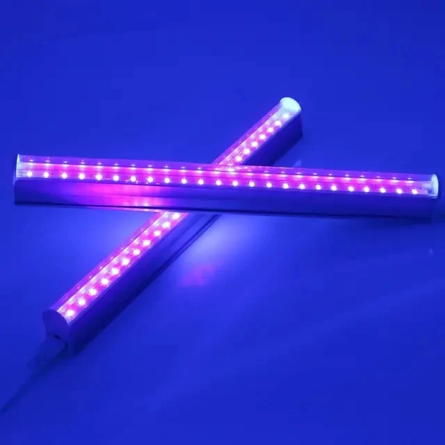 UV Blacklight 2FT 3FT 4FT 5FT 6FT 8FT T8 Color Fluorescent Tube Light RGB 365NM 395NM UV LED Tube