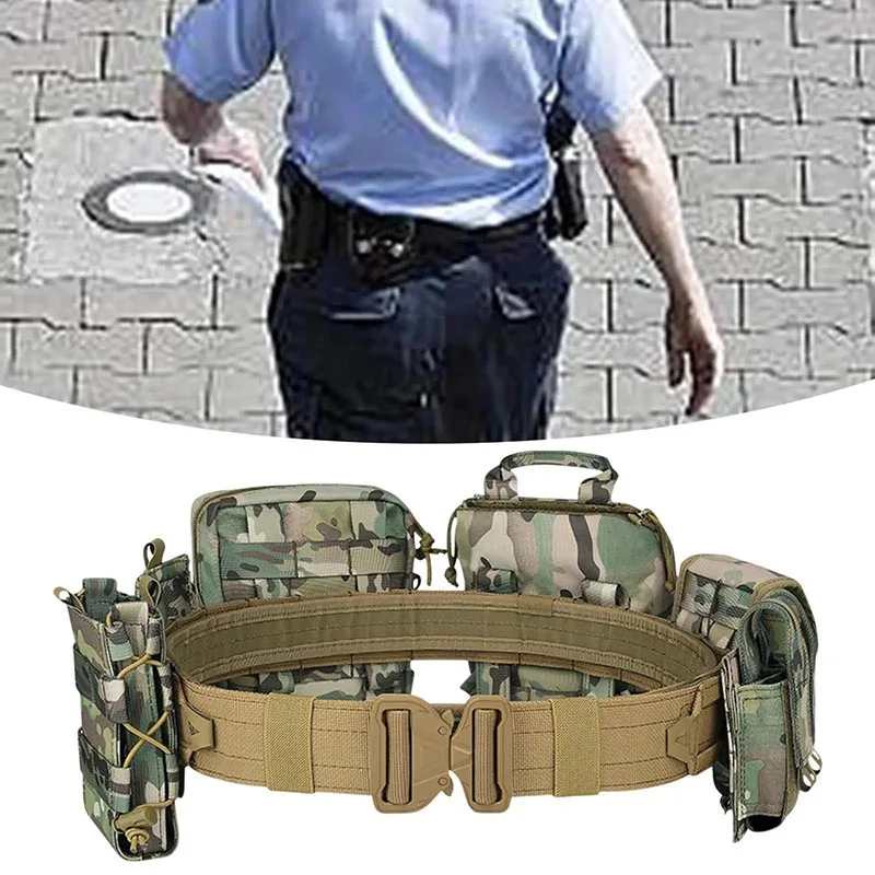 Outdoor Waist Pack Waist Pack Belt Bag Adults Adjustable Strap Utility Storage Bag for Hiking Gaming Hunting Tactical Belt