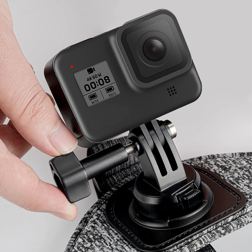 Wholesale Escam — lanière de tête de caméra, avec double caméra