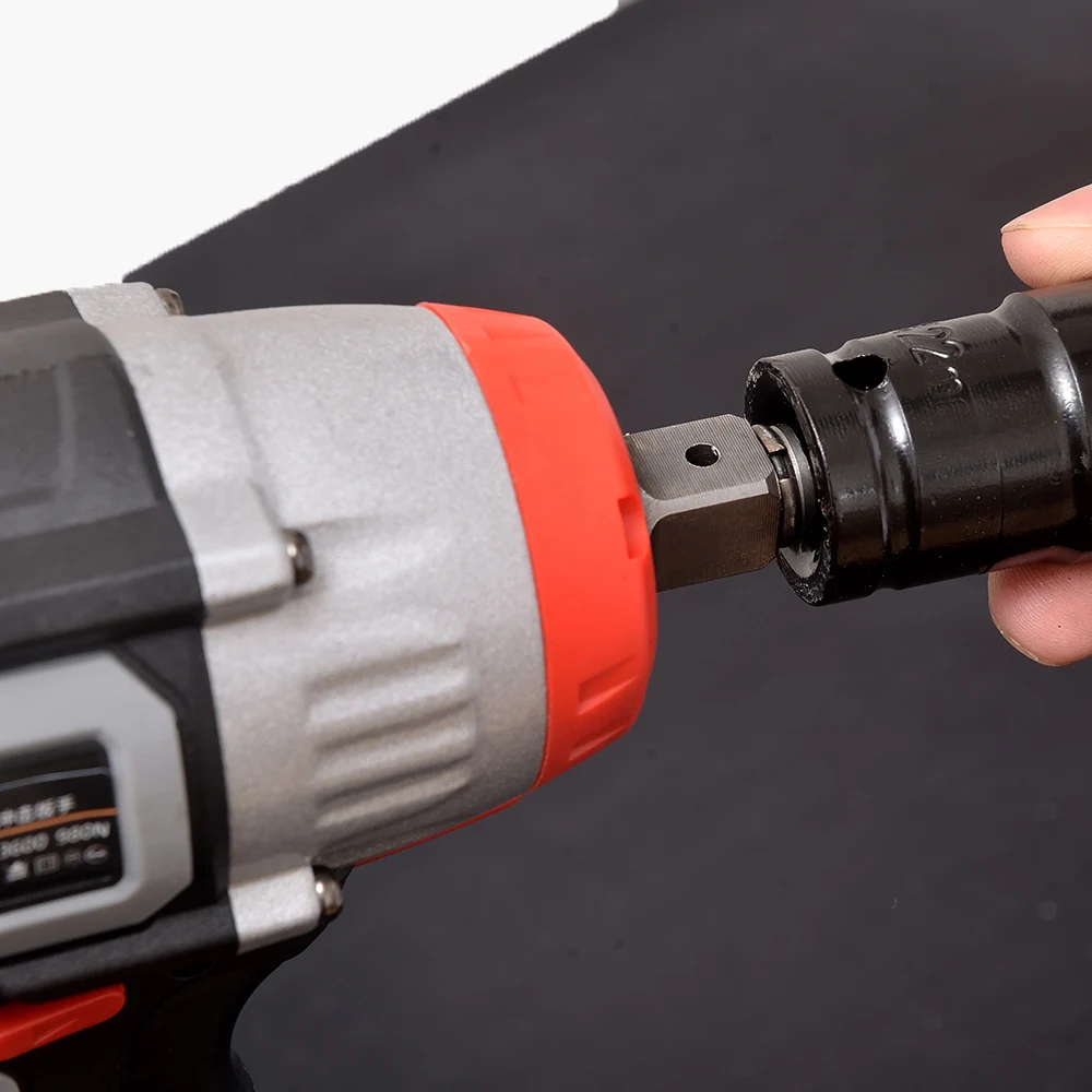 Heavy duty 900n.m High Torque Electric Bolt Tighten Machine Torque Wrench 3000mAh Li-ion Electric impact wrench tool box