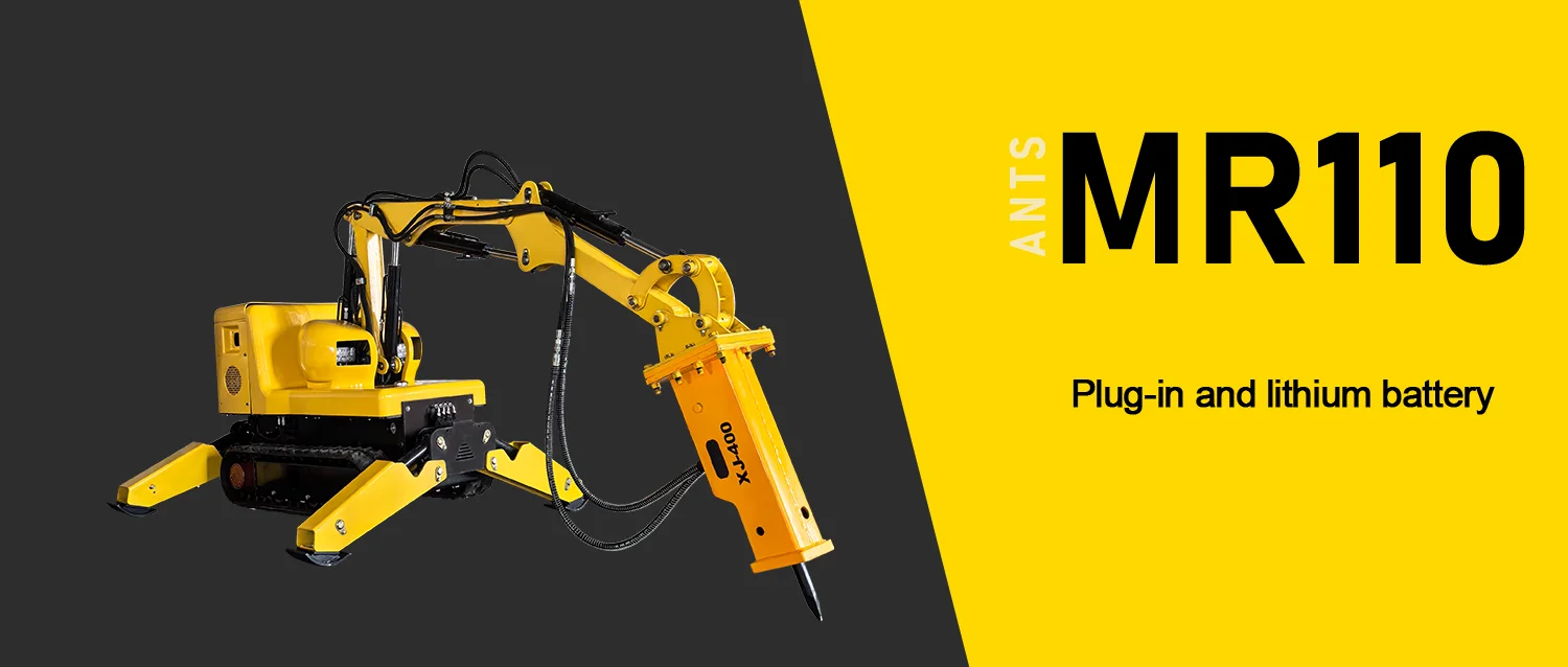 Crushing and Demolition Machine Wireless Remote Control Excavator ...