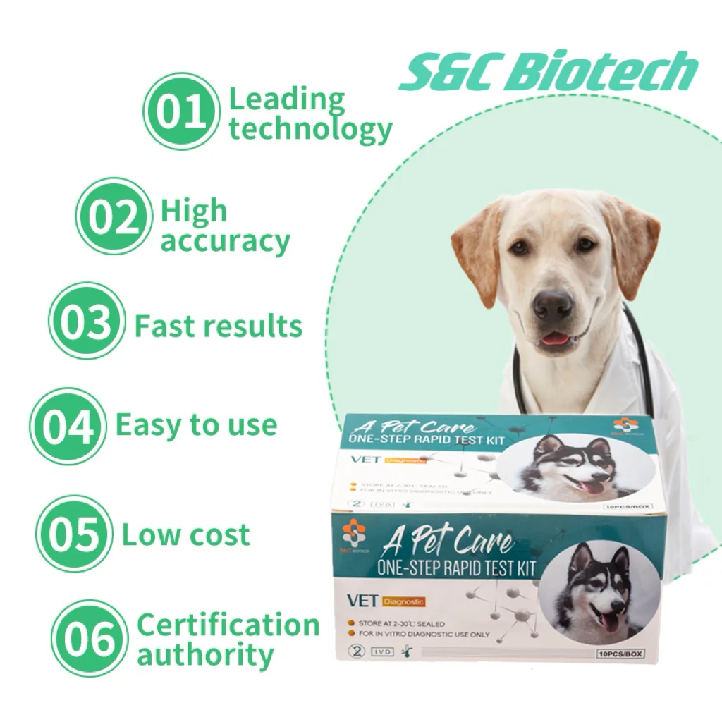 Pet Care One Step Veterinary Equipment Dog Cdv Ag Canine Distemper