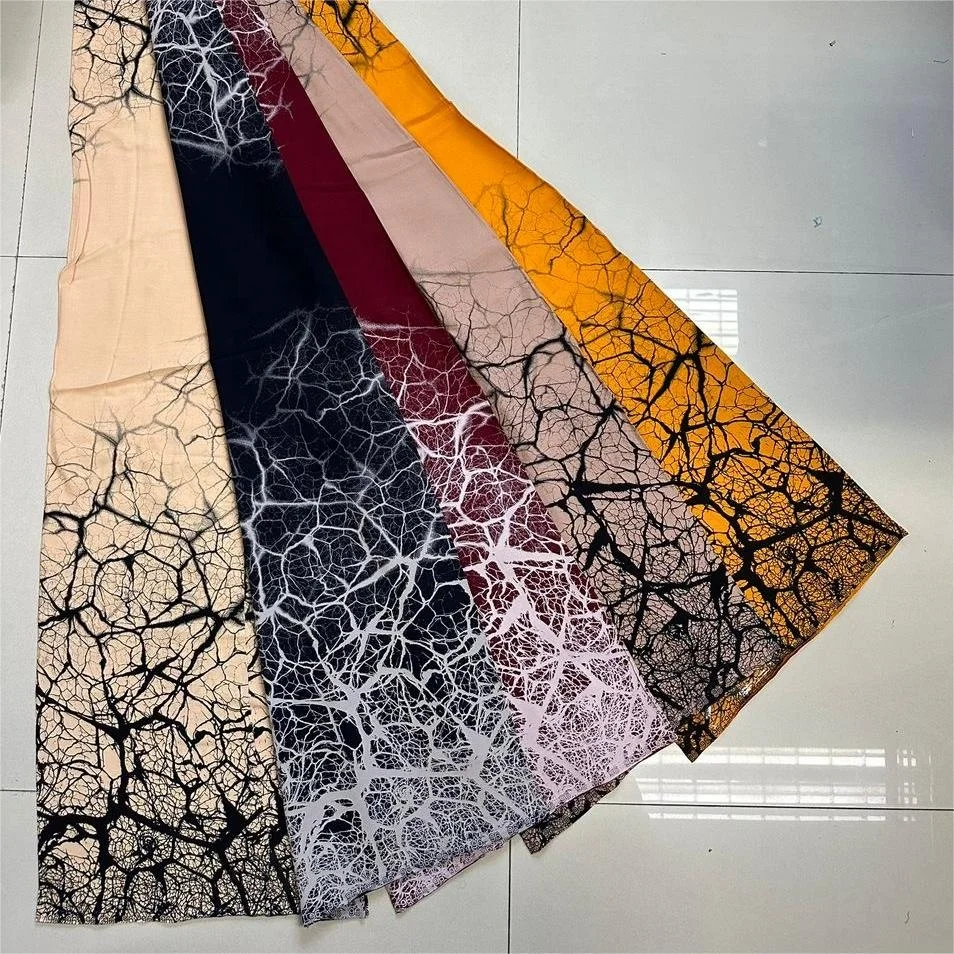 Garbasar somali 100% viscosen rayon ТКАНЬ от китайского поставщика производство для одежды