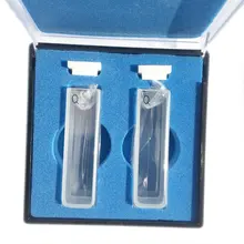 Fluorescence Optical Glass Cuvette Cells Glass Quartz Cuvette for Spectrophotometer with Stoppers