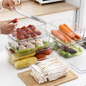  SANNO Fridge Food Storage Containers Produce Saver