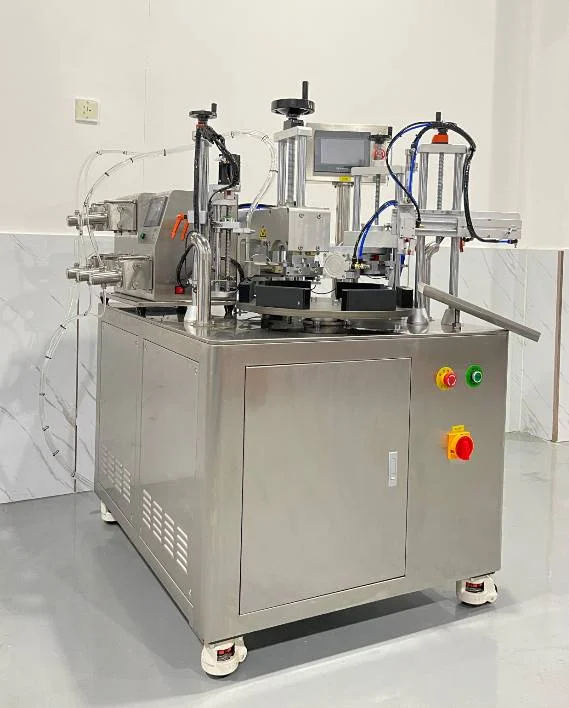 Semi Automatic Bfs Machine Tandem PP Vial Blow Fill Seal Machine for Cosmetic